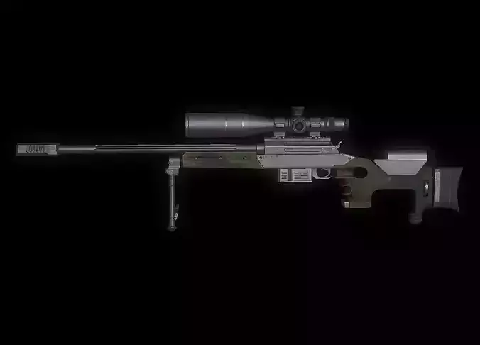 TPG 1 Model sniper rifle with scope
