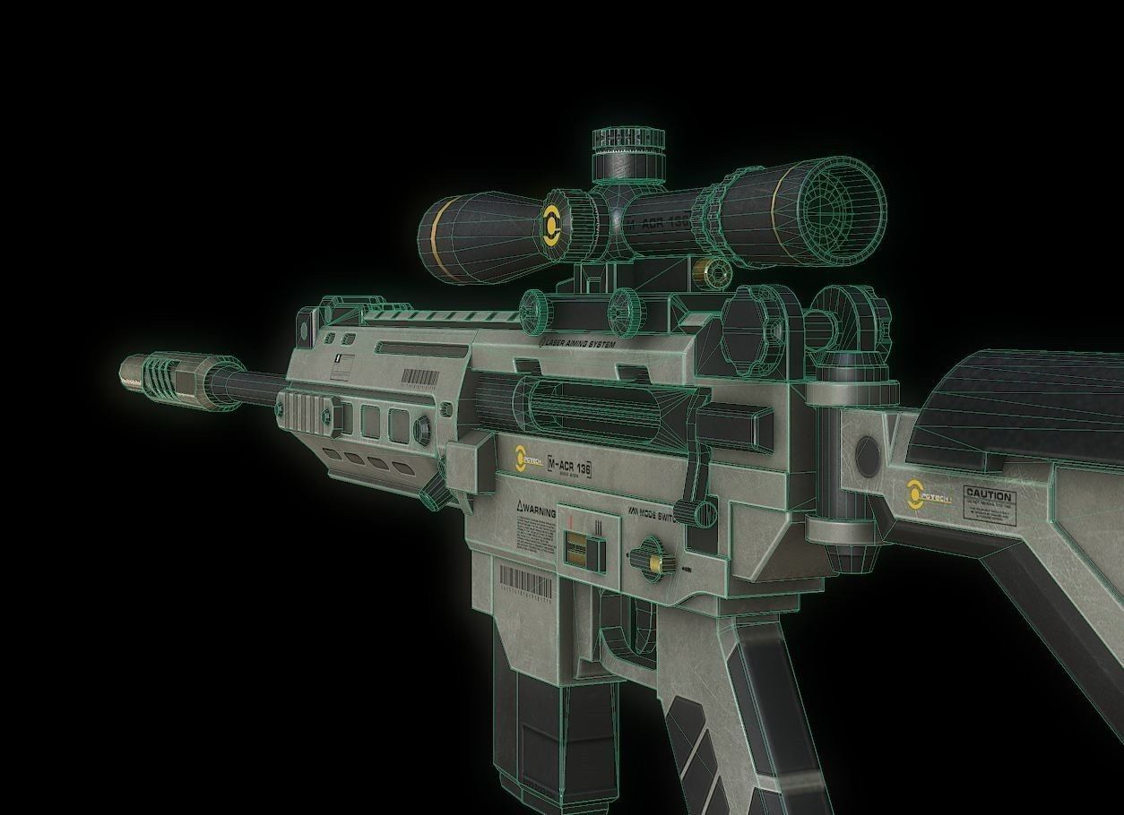 MSR ACR Model Low-poly 3D model_4