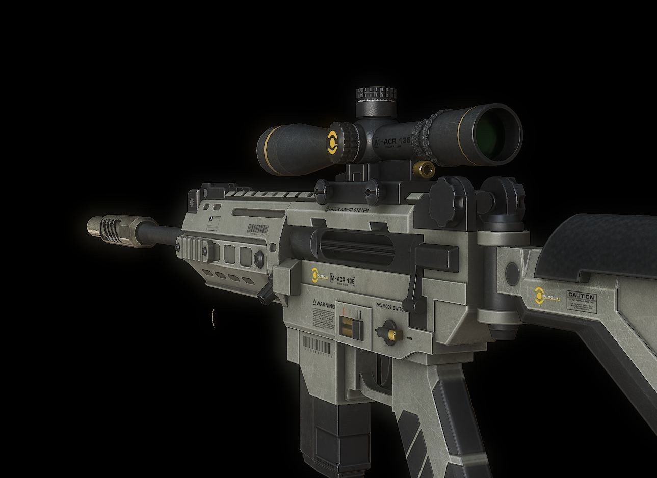 MSR ACR Model Low-poly 3D model_5