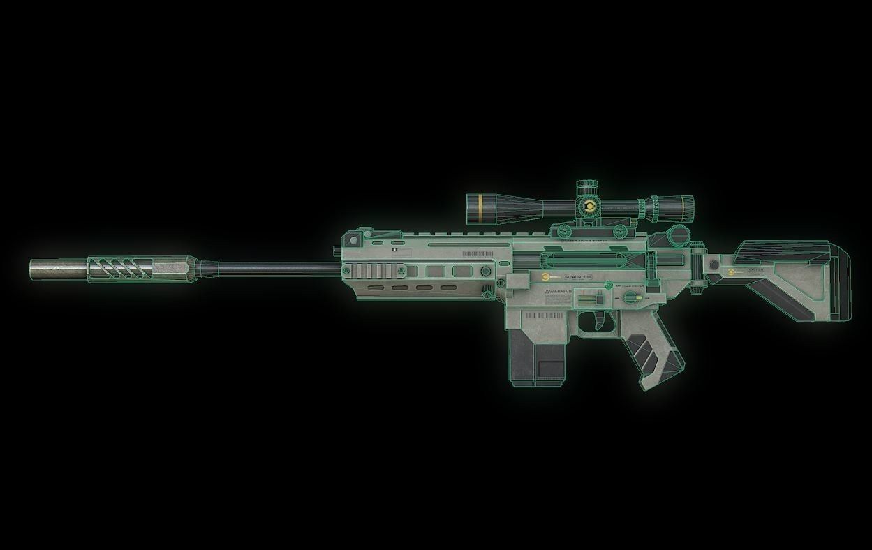 MSR ACR Model Low-poly 3D model_1