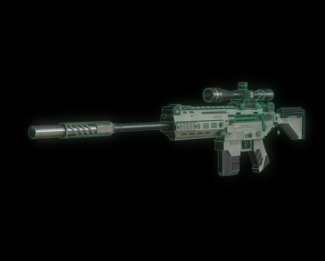 MSR ACR Model Low-poly 3D model_3