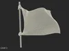 Pirate Skull and Bones Flag 3D model | CGTrader
