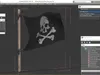 Pirate Skull and Bones Flag 3D model | CGTrader