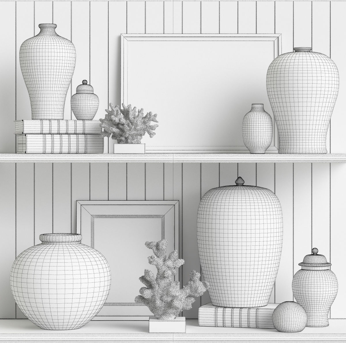 Williams Sonoma Home Decor set 3 3D model_4