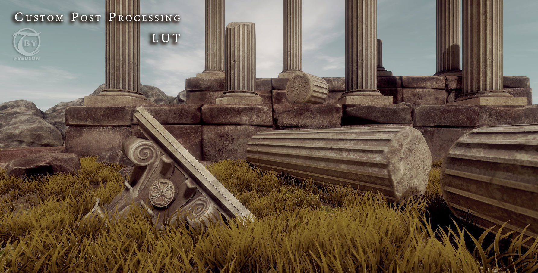 Classic Columns Free low-poly 3D model_16