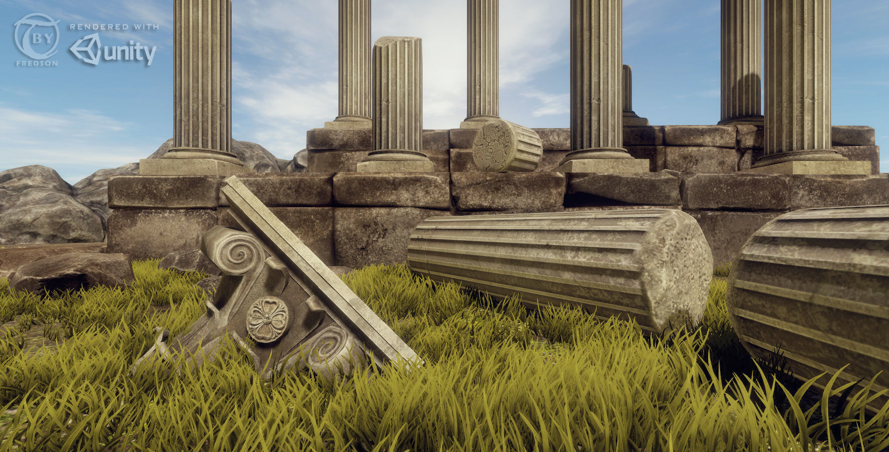 Classic Columns Free low-poly 3D model_15