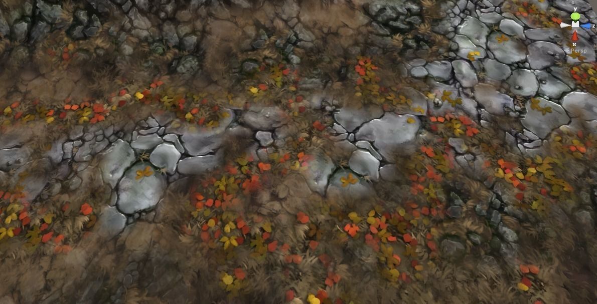 Painted Tiles - Sleeping Forest Free low-poly 3D model_25