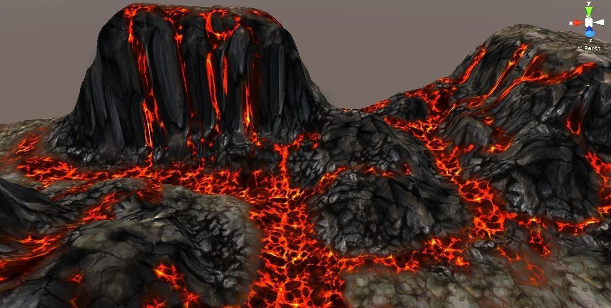 Painted Tiles - Sleeping Forest Free low-poly 3D model_27