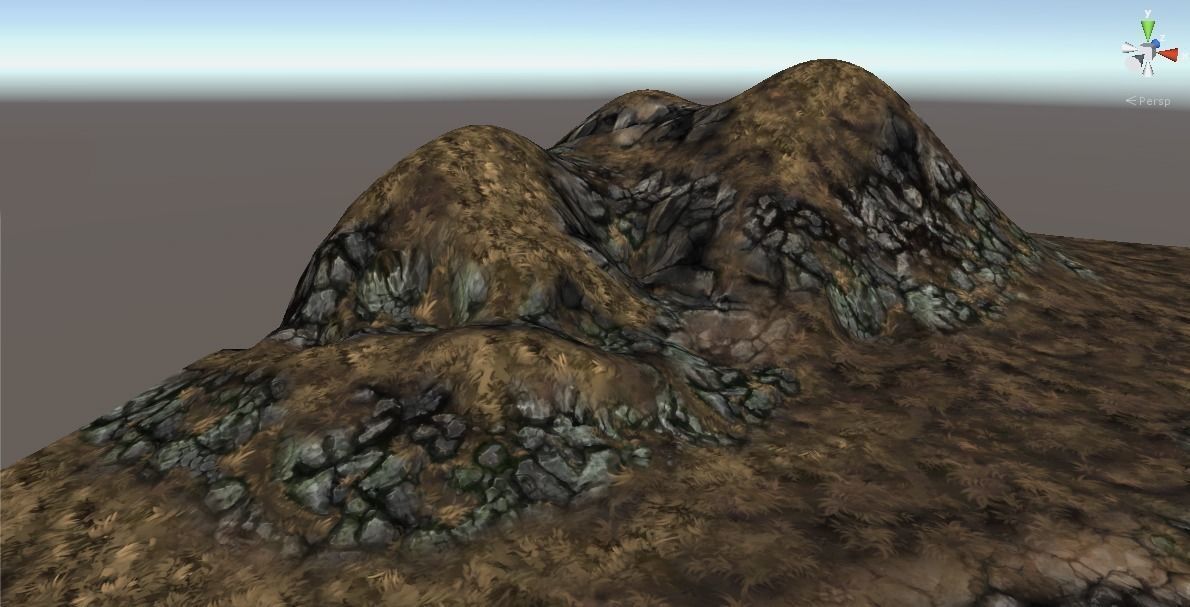 Painted Tiles - Sleeping Forest Free low-poly 3D model_24