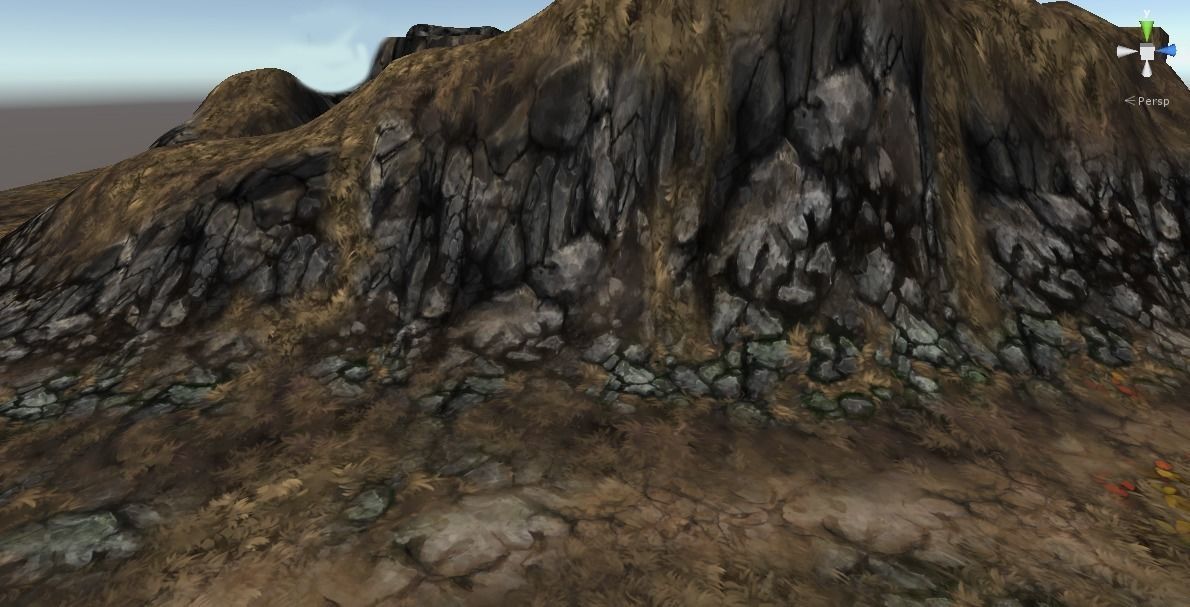 Painted Tiles - Sleeping Forest Free low-poly 3D model_22