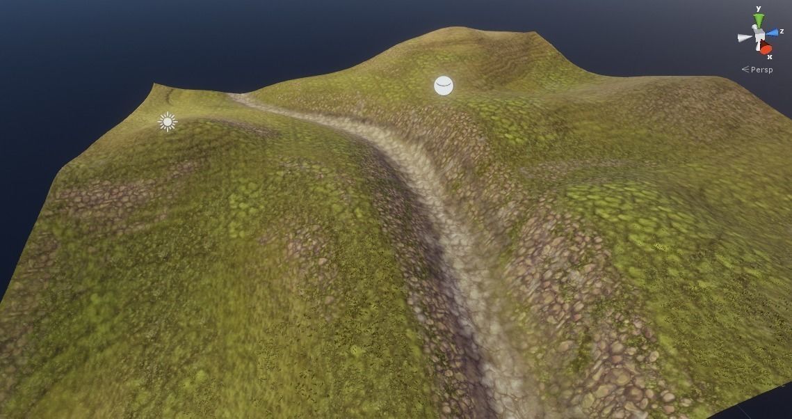 Painted Tiles - Sleeping Forest Free low-poly 3D model_16