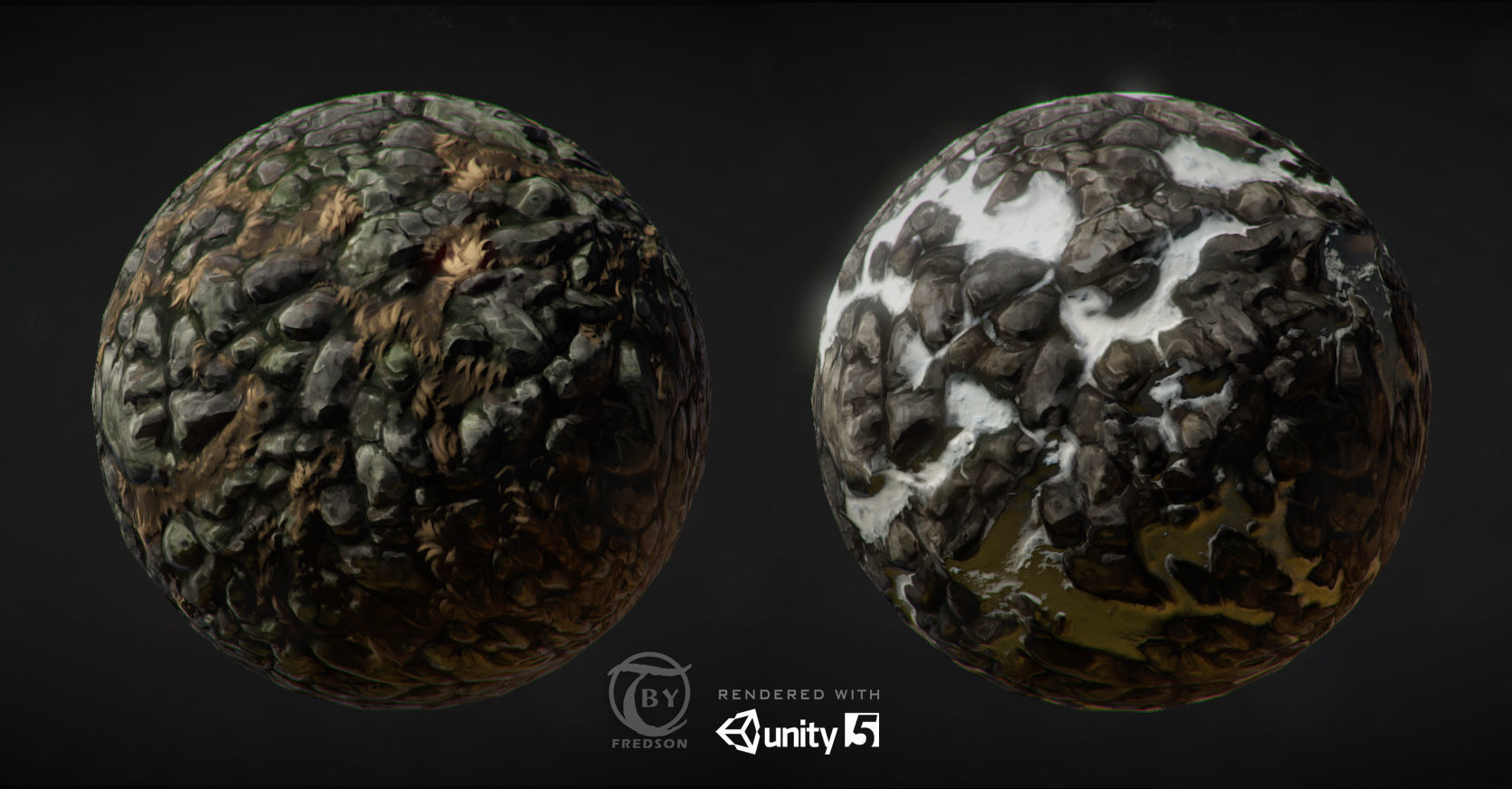 Painted Tiles - Sleeping Forest Free low-poly 3D model_11