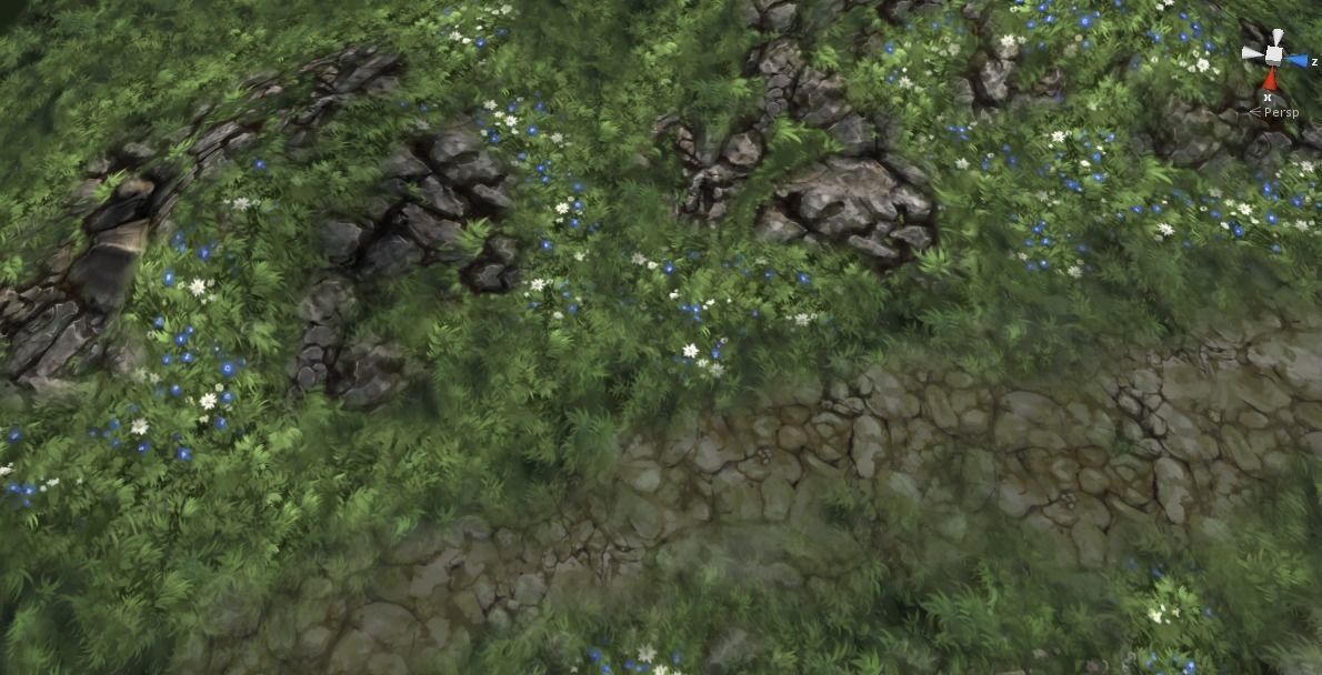 Painted Tiles - Sleeping Forest Free low-poly 3D model_20