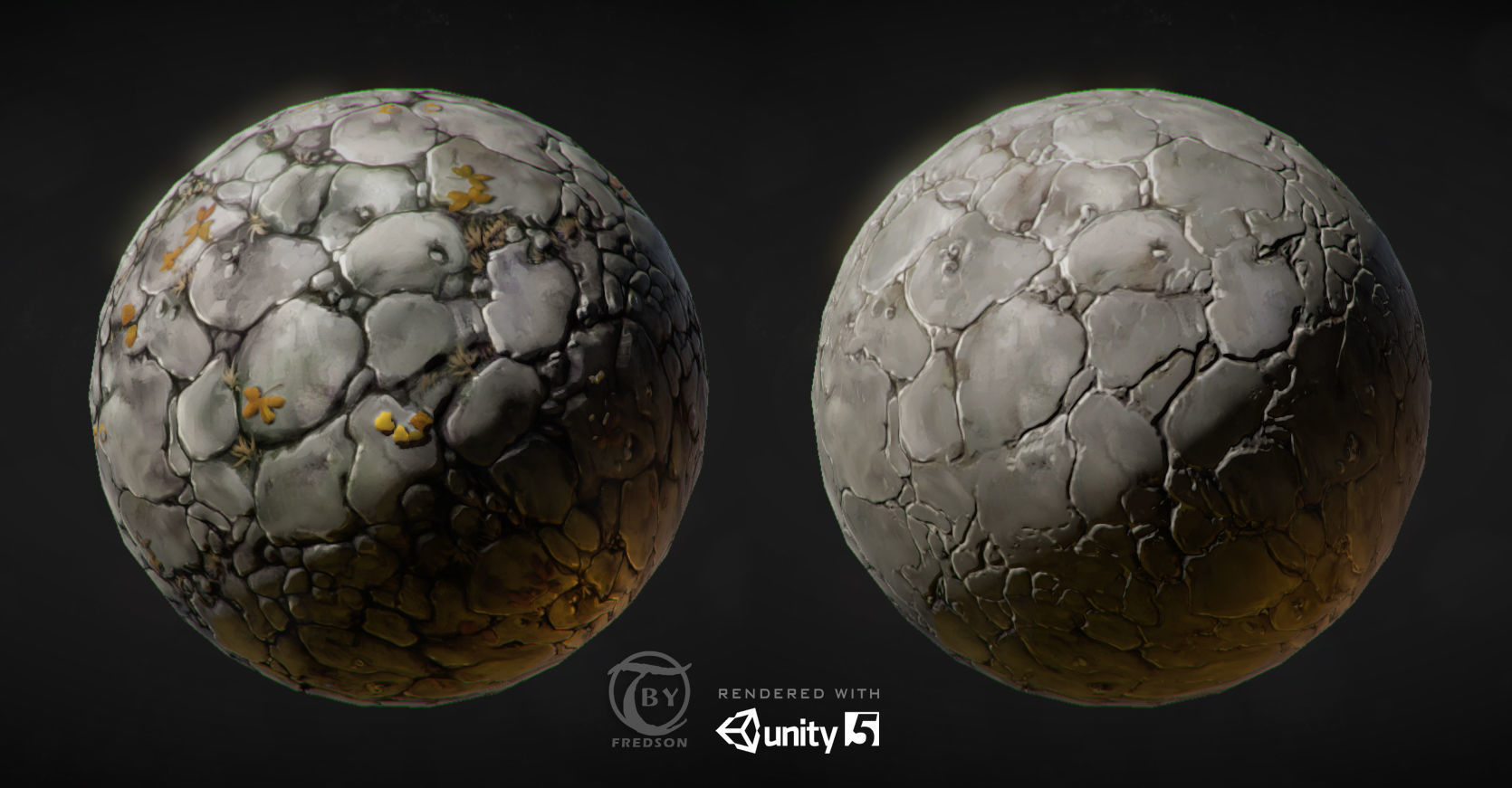 Painted Tiles - Sleeping Forest Free low-poly 3D model_12