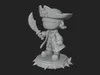Chibi Pirate Captain Statue Design 4 - 3D Print Model 3D model 3D ...