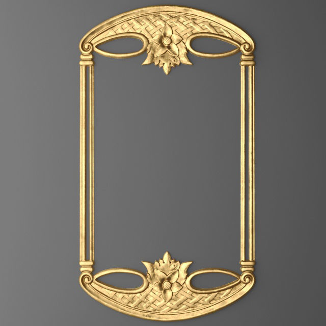 Collection stucco molding frame 3D model_6