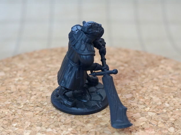Gregario the Half Hamster Warrior 3D print model_7