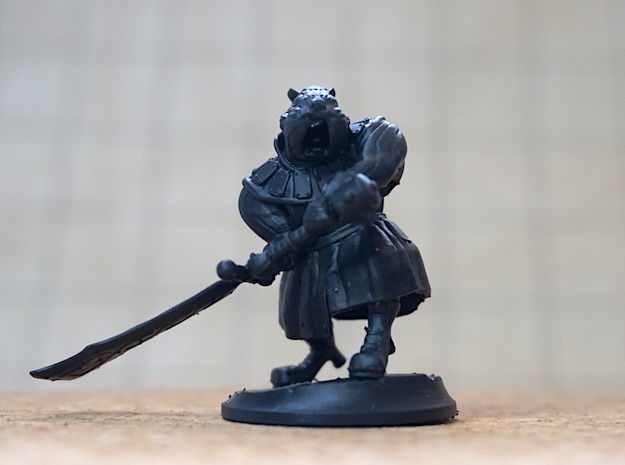 Gregario the Half Hamster Warrior 3D print model_6