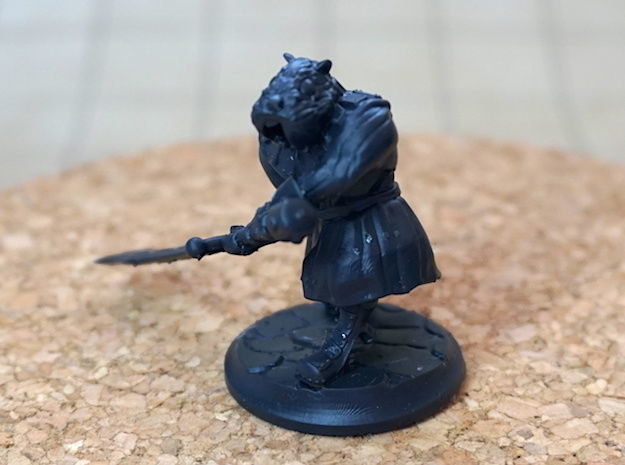 Gregario the Half Hamster Warrior 3D print model_5