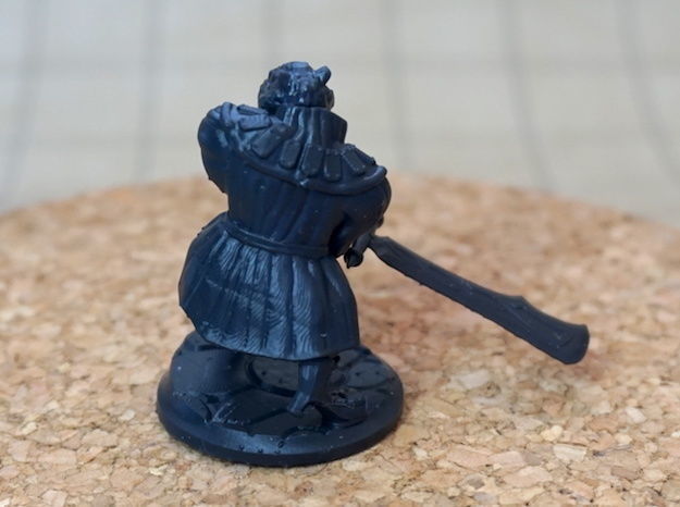 Gregario the Half Hamster Warrior 3D print model_8