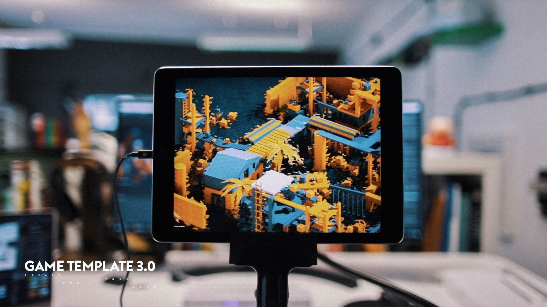 Game Template - Prototype Elements Low-poly 3D model_5