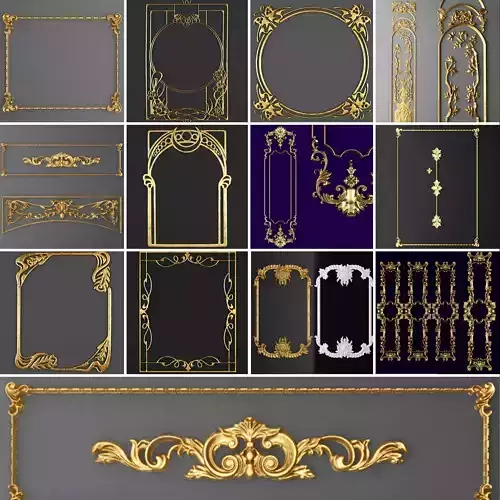 Collection stucco molding frame 3