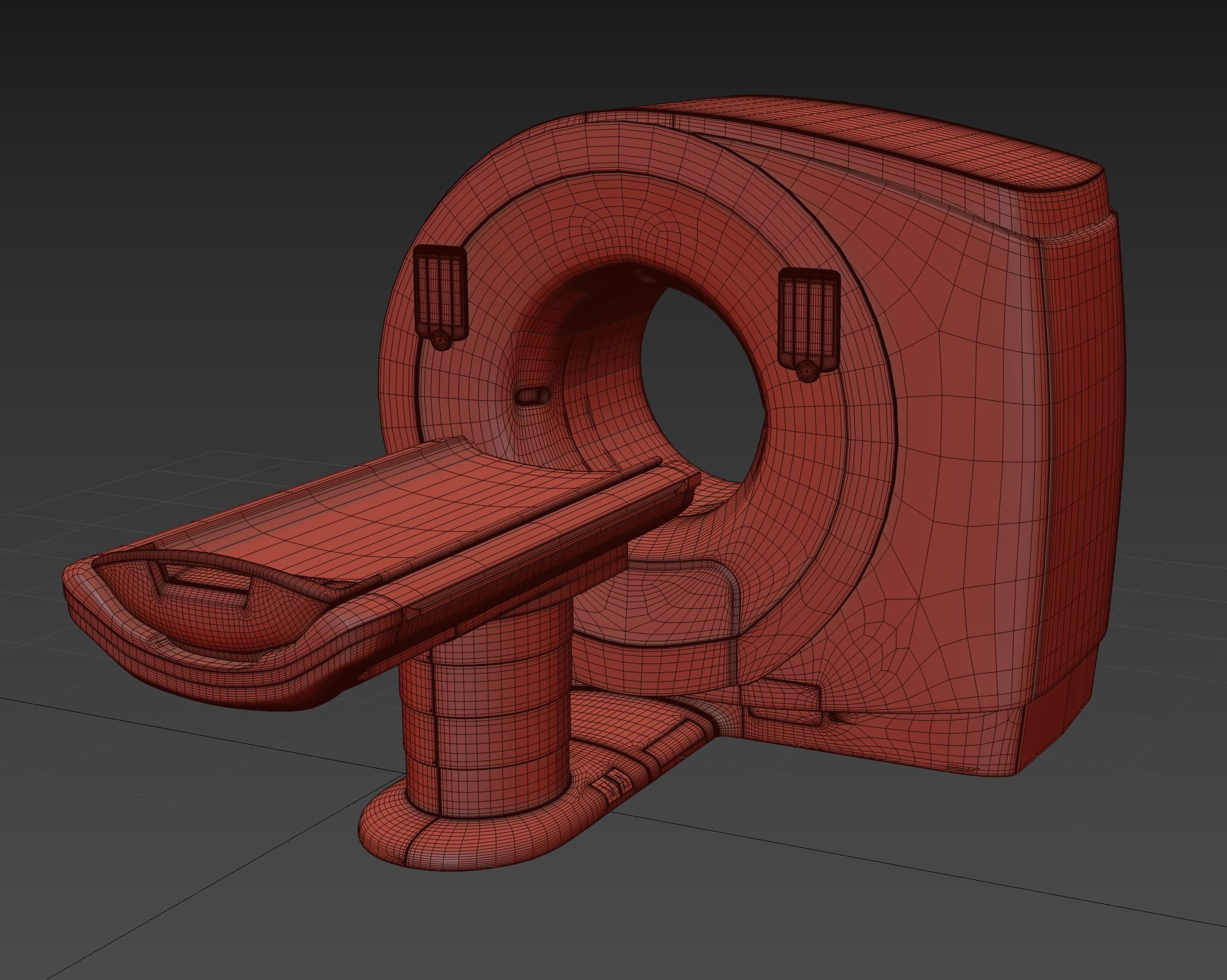 CT Scanner Siemens Somatom Drive MRT 3D model_11