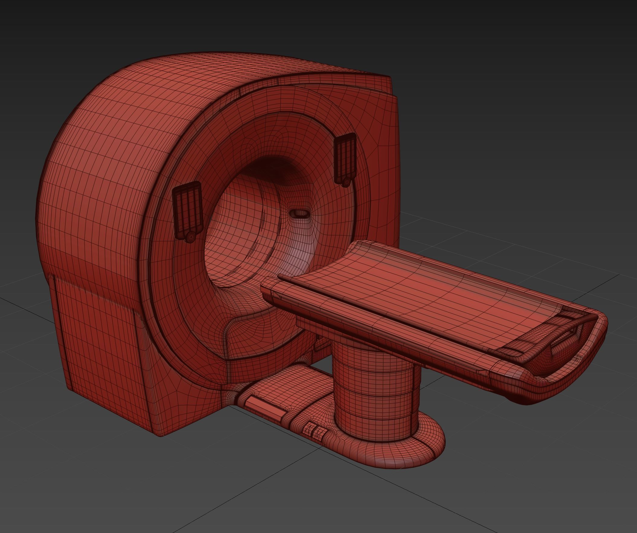 CT Scanner Siemens Somatom Drive MRT 3D model_8