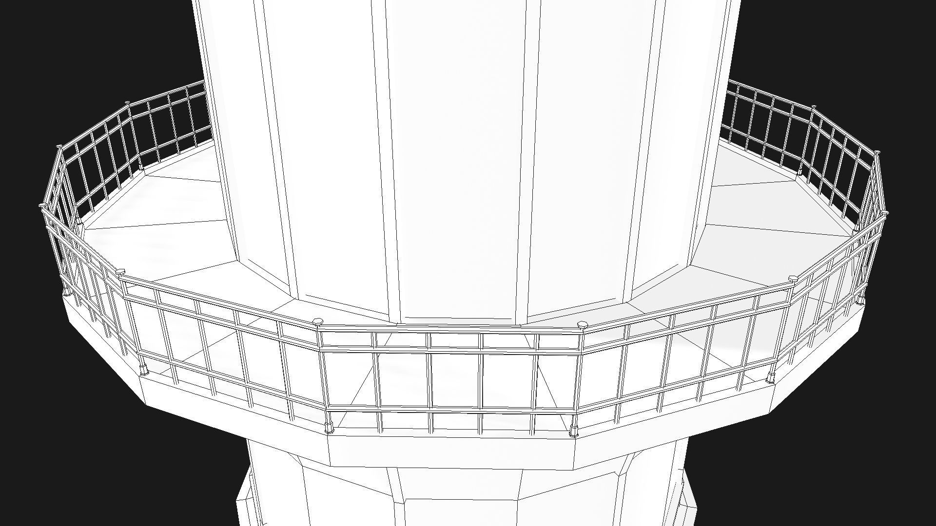 Lighthouse PBR Low-poly 3D model_6