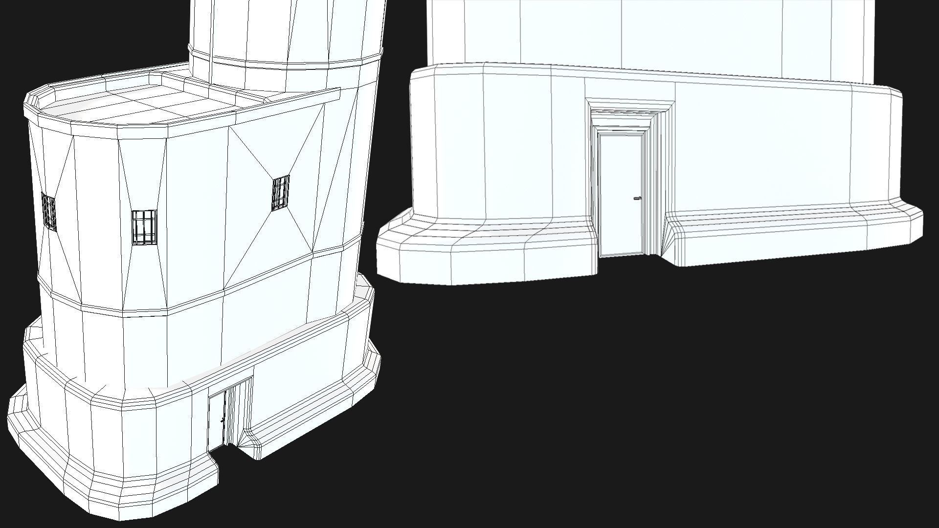 Lighthouse PBR Low-poly 3D model_4