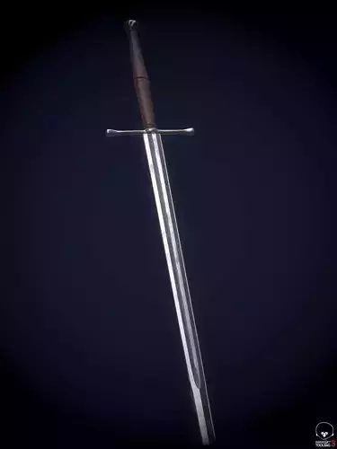 europe sword Low-poly 3D model