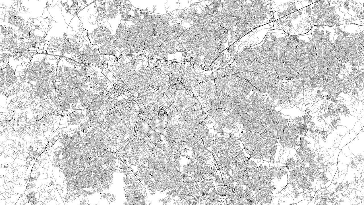 Sao Paulo Road Network and Streets 3D model_14