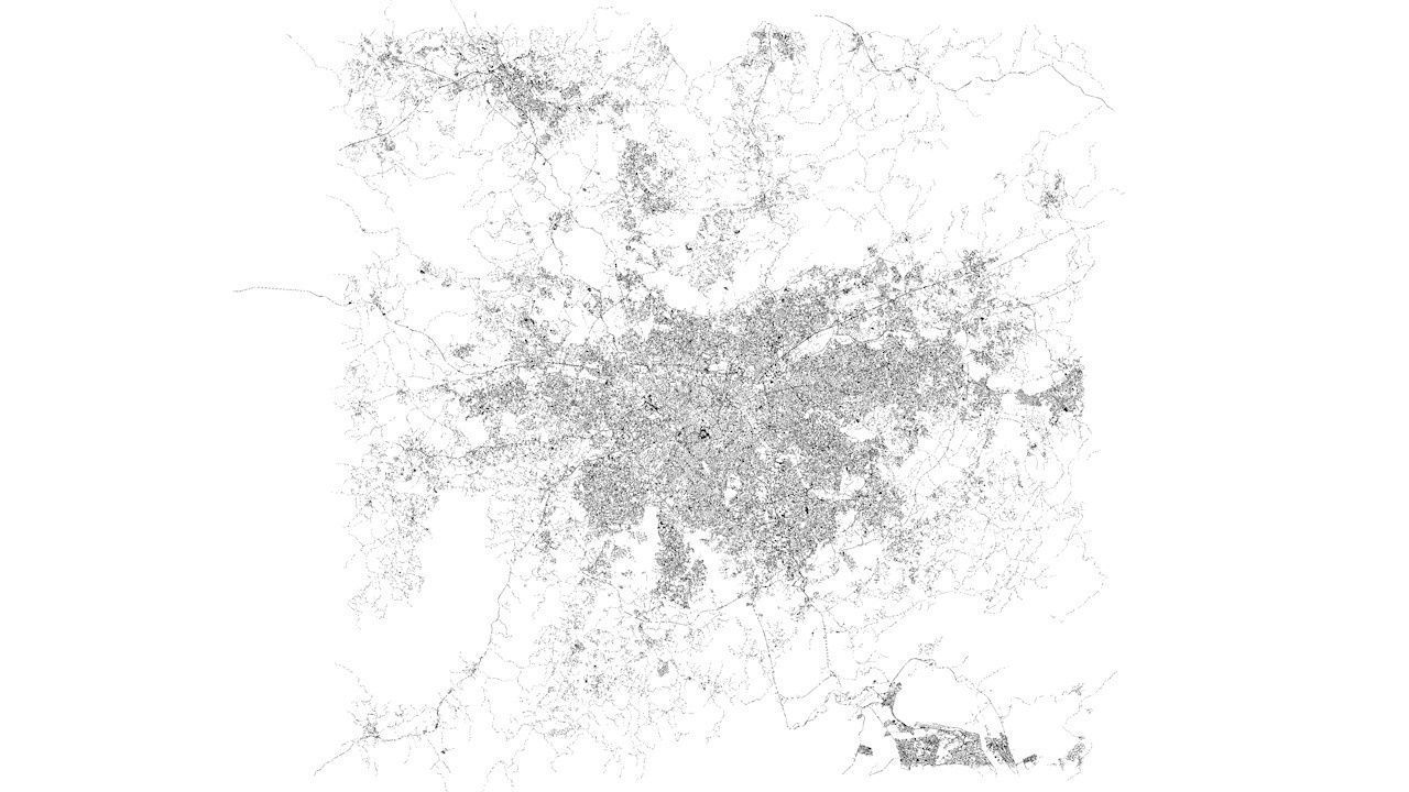 Sao Paulo Road Network and Streets 3D model_13