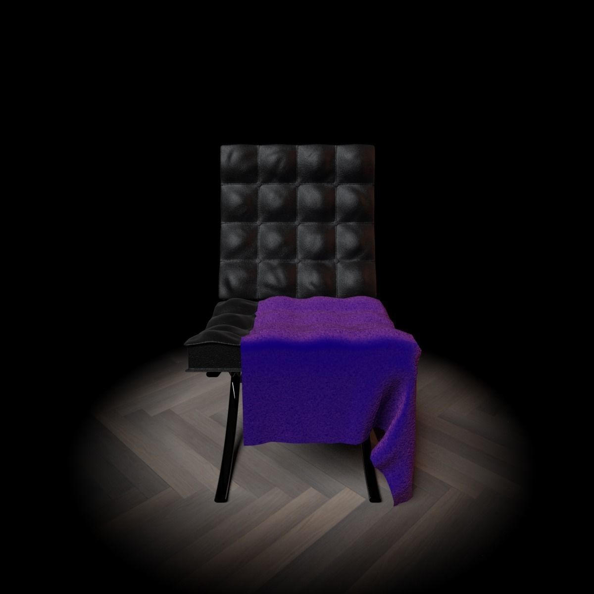Barcelona Chair 3D model_3