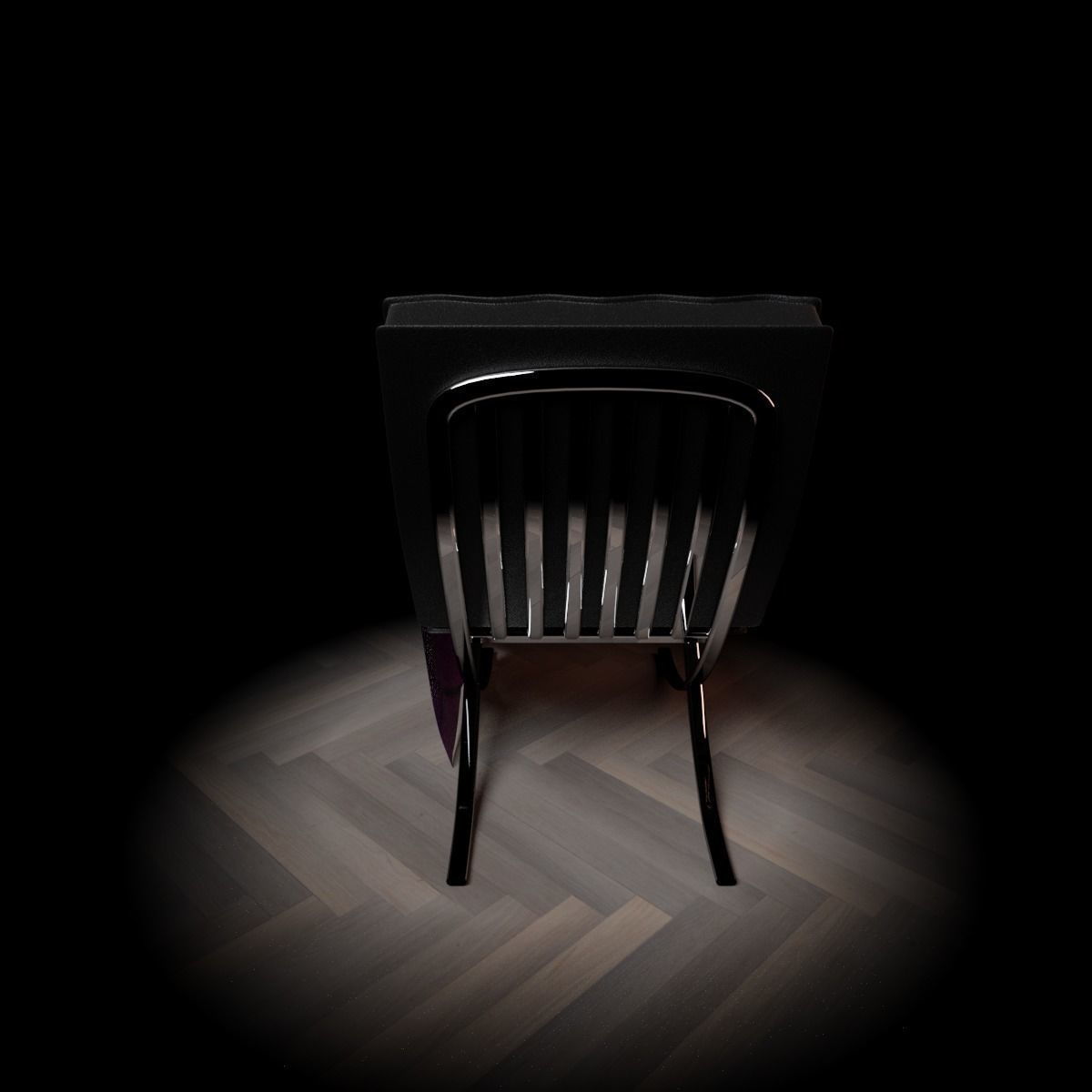 Barcelona Chair 3D model_10