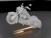 Magma Chopper - Rigged and Animated Molten Motorcycle 3D model animated ...