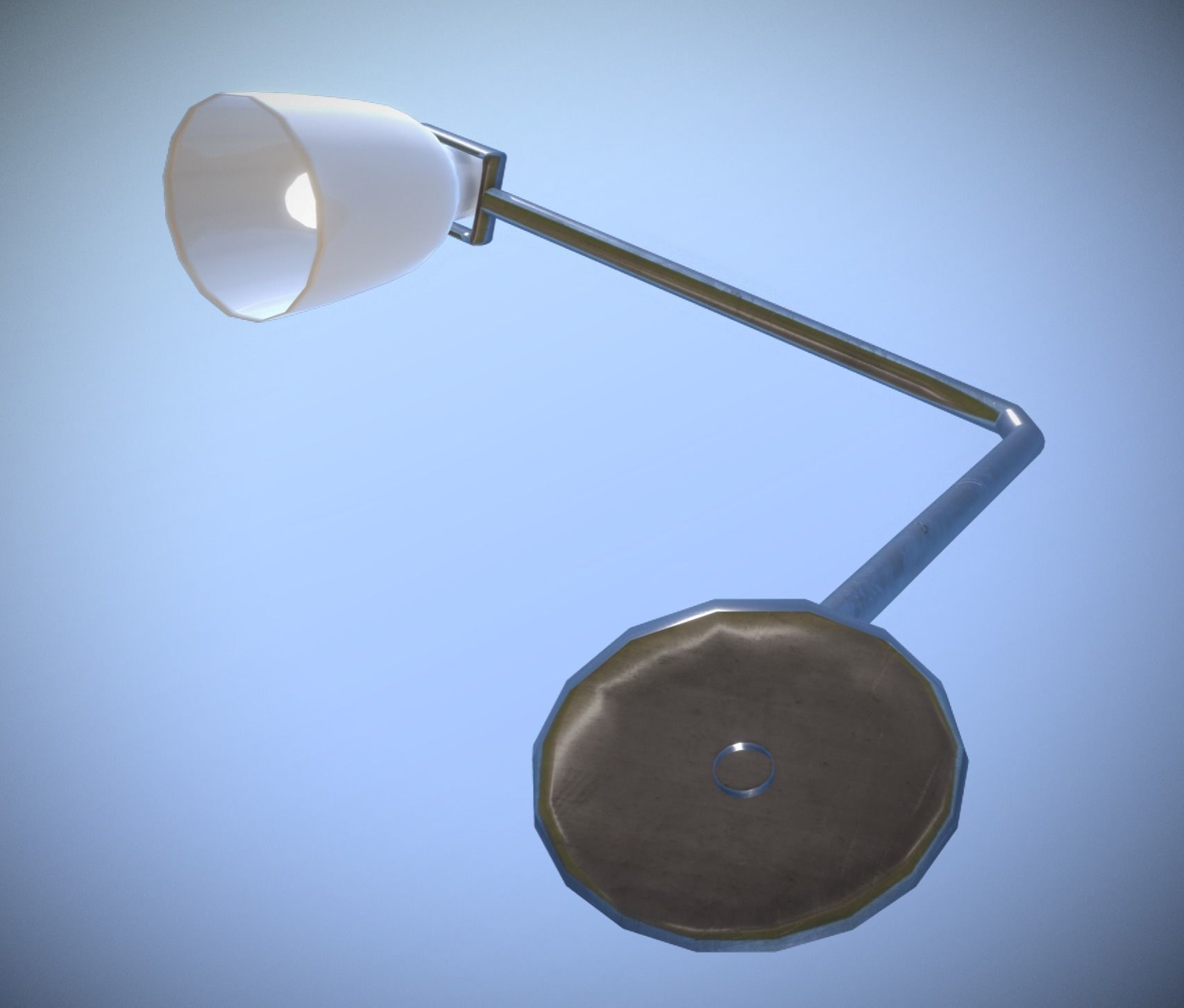 Table Lamp low-poly game ready Low-poly 3D model_2