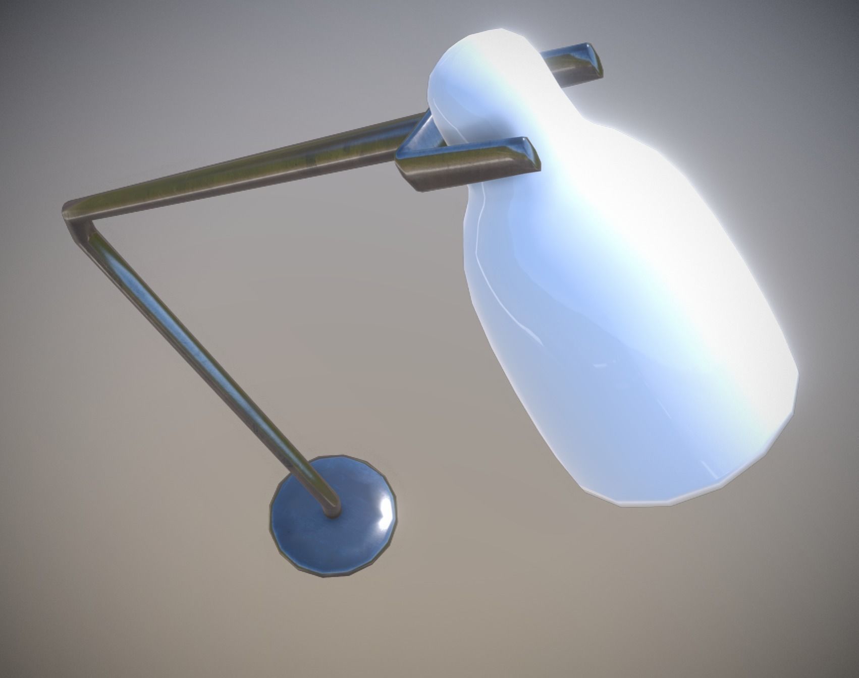 Table Lamp low-poly game ready Low-poly 3D model_4