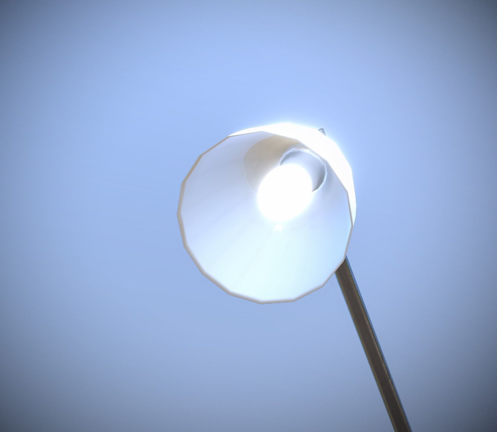 Table Lamp low-poly game ready Low-poly 3D model_3