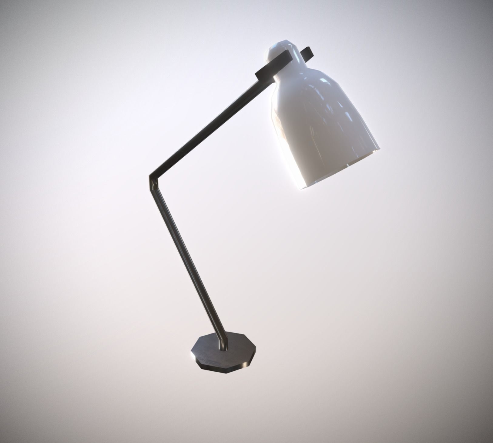 Table Lamp low-poly game ready Low-poly 3D model_8