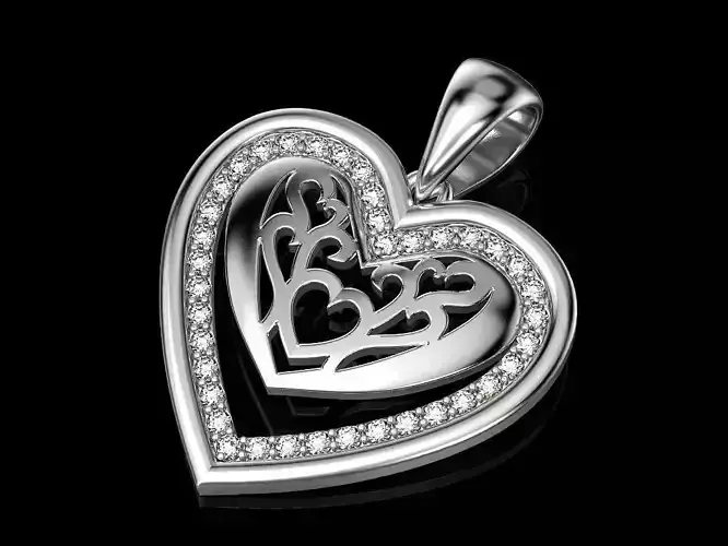 Pendant heart 3
