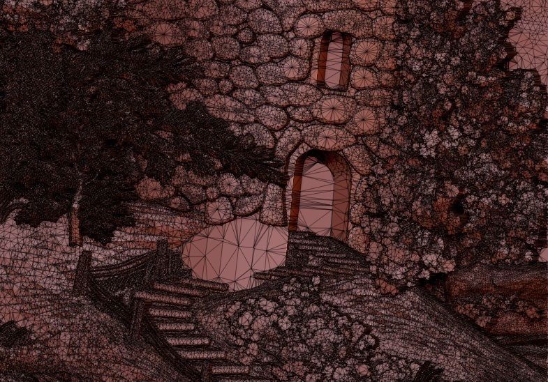 Lighthouse and sailboat bas relief for CNC 3D print model_5