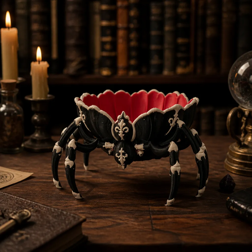 Spider Bowl With Legs - Unique Decorative Bowl 3D print model