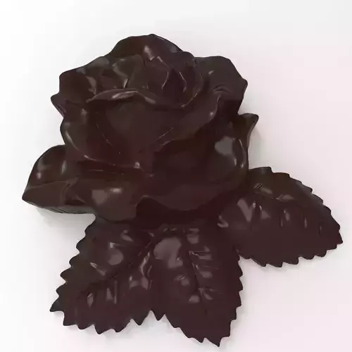 Rose bas relief for CNC