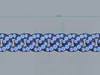 Cuban Link Chain Bracelet with Diamond 3D model 3D printable | CGTrader