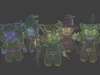 3D model Cat-Wizard - Stylized Animated Character VR / AR / low-poly ...