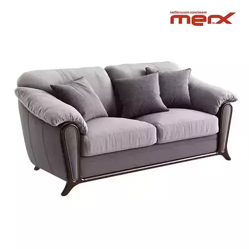 Merx Anastasia Three-Seat Sofa 3D model