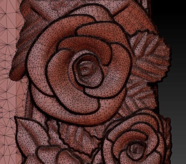 Newlyweds Just married bas relief for CNC 3D print model_6