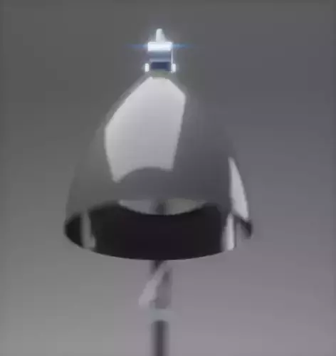 Lamp 3d model table with shade 3D model