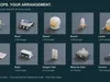 Space Outpost - 10 Retro-Futuristic Space Props 3D model | CGTrader